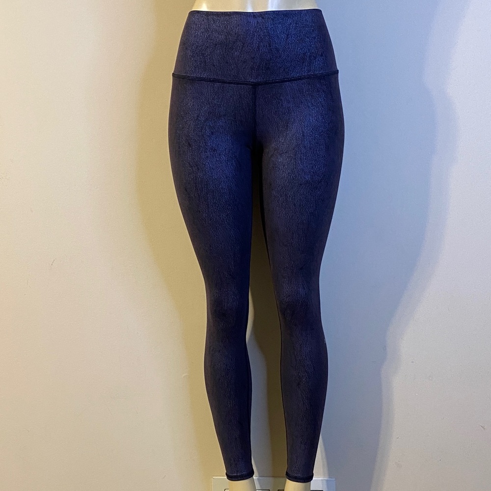 Alo Yoga Stylish Blue Leggings Size S